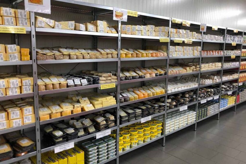 Kaas Verkaufsraum am Standort Kleve