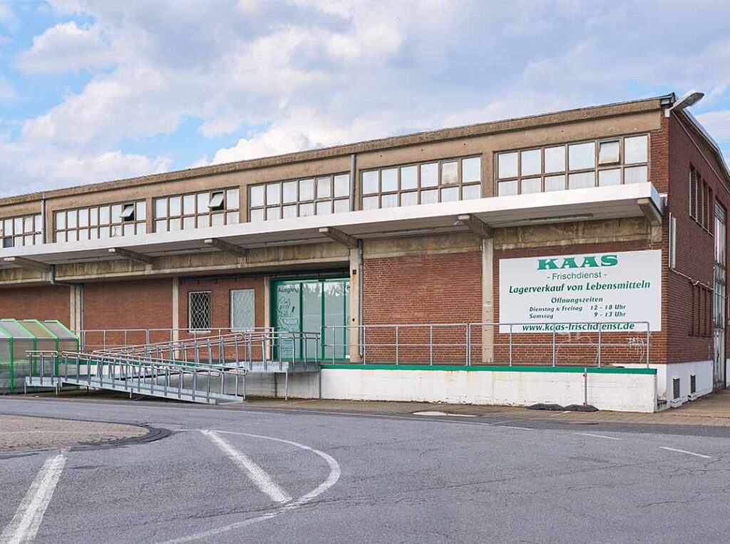 Kaas Außenansicht der Filiale am Standort Krefeld