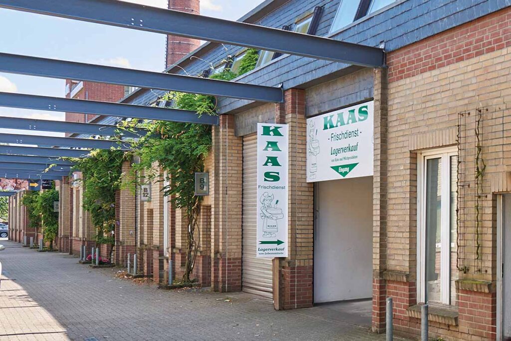 Kaas Außenansicht der Filiale am Standort Viersen