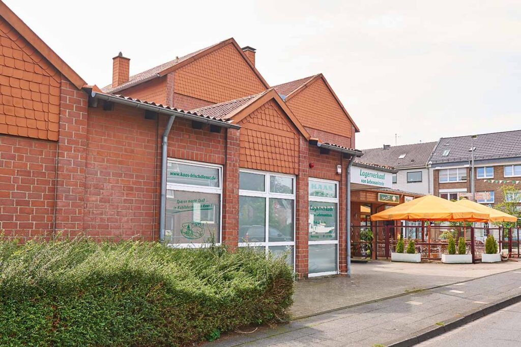 Kaas Außenansicht der Filiale am Standort Wesel