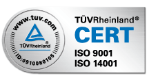 TÜV Rheinland Zertifikat